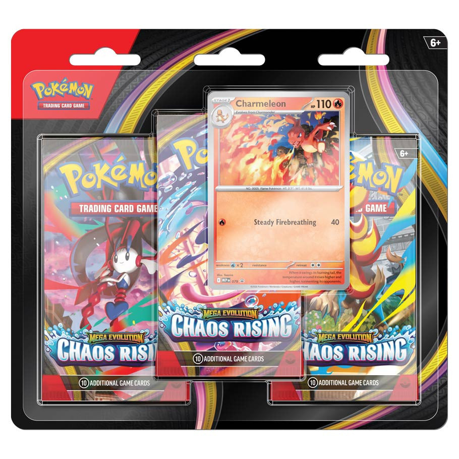 Pokémon TCG: Mega Evolution 4: Chaos Rising: 3-Booster Blister