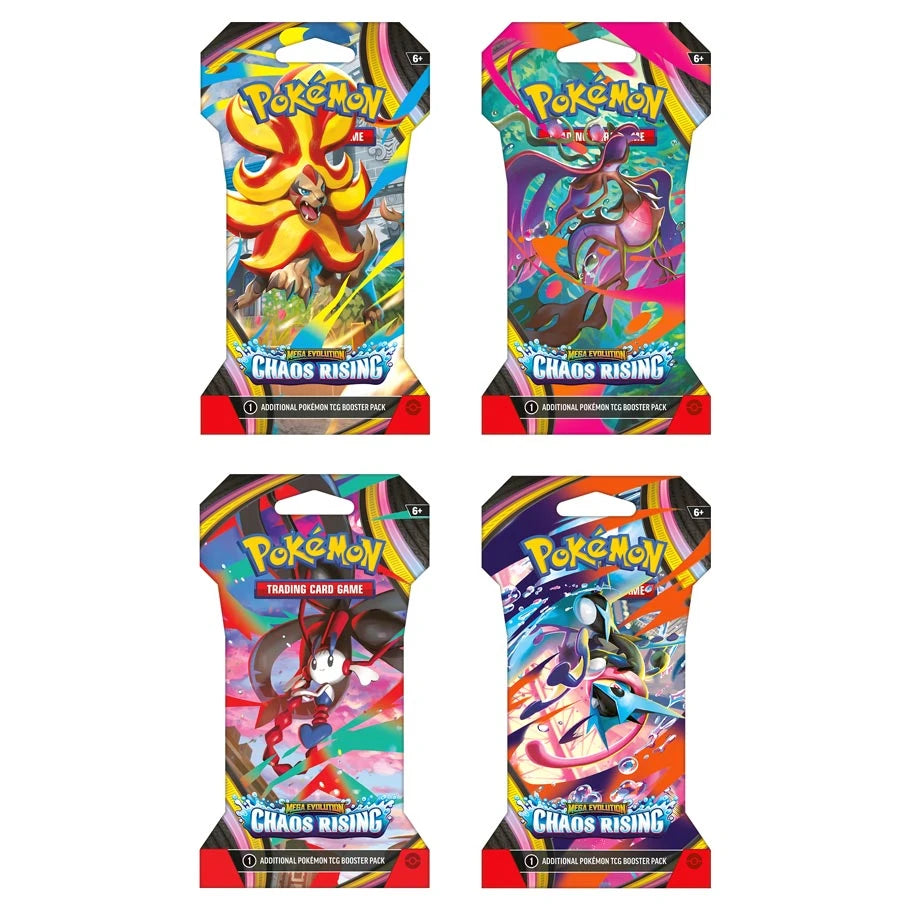 Pokémon TCG: Mega Evolution 4: Chaos Rising: Sleeved Booster Pack (10 Cards)