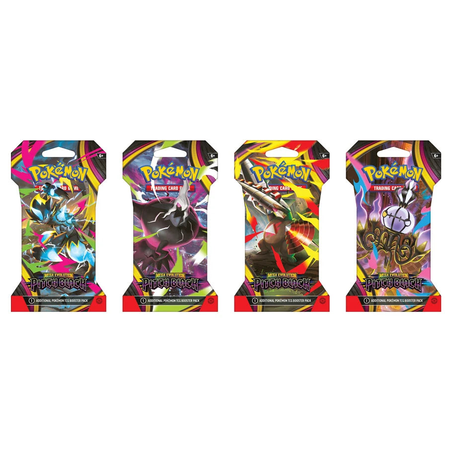 Pokémon TCG: Mega Evolution 5: Pitch Black: Sleeved Booster Pack (10 Cards)