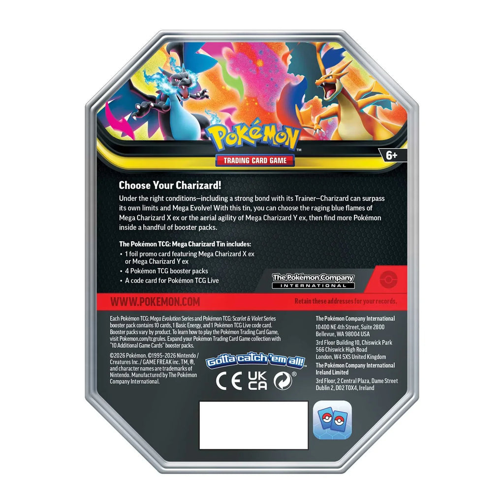 Pokémon TCG: Mega Charizard Tin